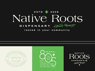 Native Roots Cannabis Dispensary Unused Branding