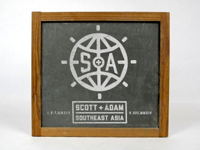 Travel Blog adventure asia chalk chalk board explore logo thailand travel typography world