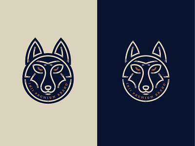 Inji Illustration final animal illustration branding dingo fox line art line illustration minimal minimal illustration streetwear surf vector wolf