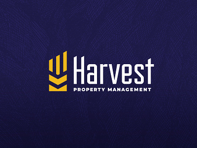 Harvest Property Management brand branding clean design identity logo texture type typography vector