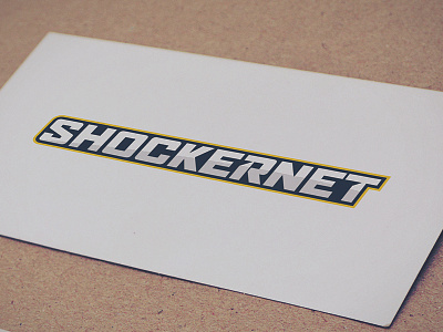 Shockernet Logo basketball brand clean design identity logo mark shocker sports