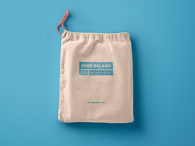 One Color Bag Option bag branding identity logo