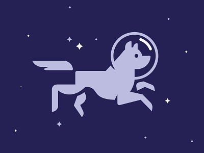 Space Dogo astronaut astronaut dog brand branding clean design dog illustration logo space space dog stars