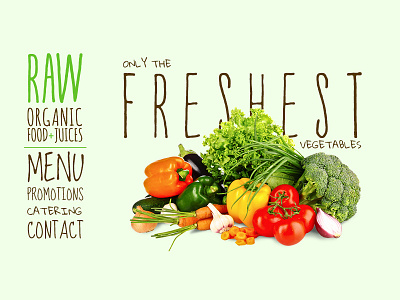 RAW Organic Food + Juices