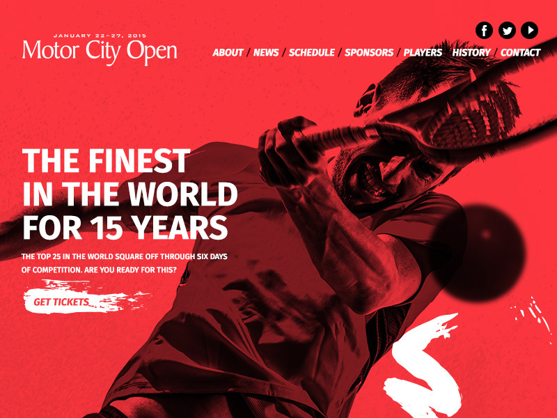 MOTOR CITY OPEN by Dustin Maciag on Dribbble