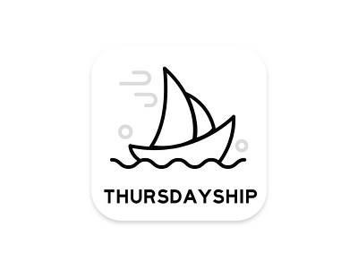 Thursdayship Logo bi boat brand logo ship ui