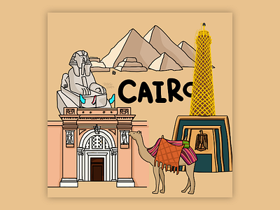 City series Cairo design designer drawing illustration illustrator