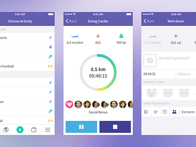Start your activity checkout form ios ios 7 iphone list purple ui user interface