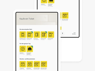 Ticket Vending Machine app berlin design kiosk public transport service design ui ux vending machine