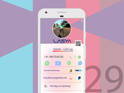 Contact Card UI