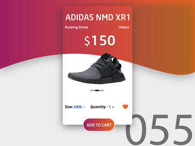 Day55-Add to Cart UI 055 add to cart adobe dailyui ui ux