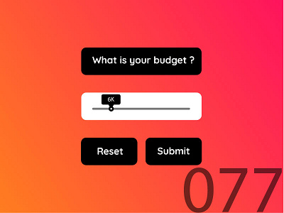 Day77 - Budget UI