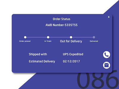 Day86 - Order Tracking UI