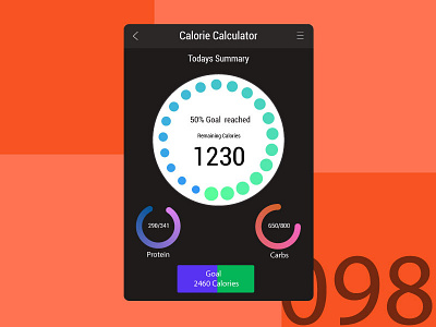 Day98  Calorie Calculator
