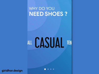 Shoe booking concept app