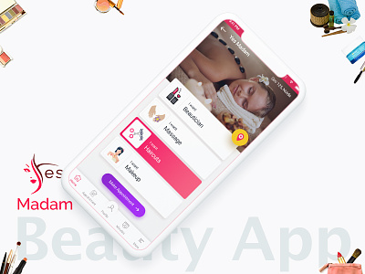 Yes Madam Beauty App beauty mobile app ios design usability