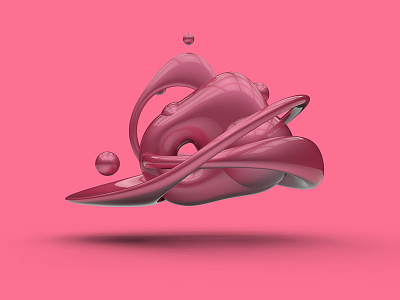 Pink Matter 3d album art art. ep fusion 360 keyshot matter pink