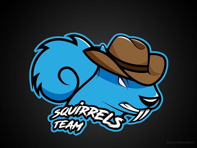 Squirrel Team game logo squirrel video game