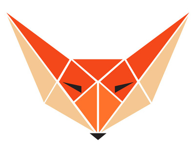 Foxlogo fox logo orange pixel