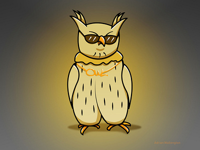 Owl swag animal bird draw illustration owl vector design