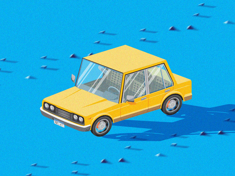 Car animation testing by Mohamed Ismail on Dribbble