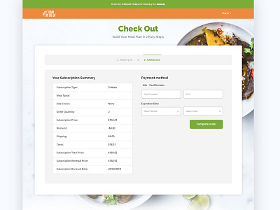 Veganonthego checkout form checkout process clean creative form elements form field simple designs step