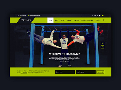 Barstarzz Mockup Design For Website