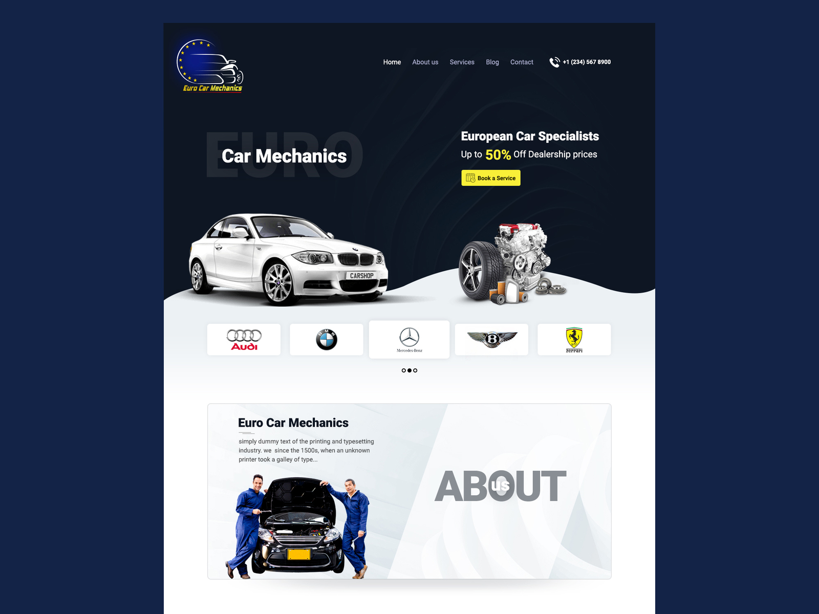 Europecar Mock car service by Navi Mehra on Dribbble