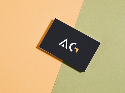 AG construction company logo design branding design graphic design logo