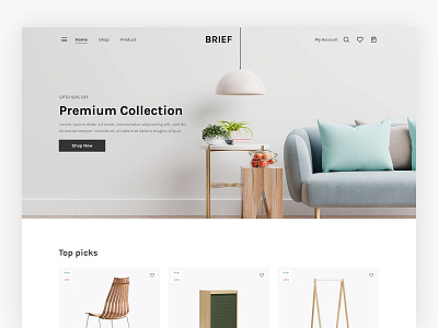 Ecommerce - Landing Page app branding design ecommerce figma graphic design hero header hero image illustration interaction design ui ux visual design