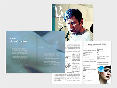 RusOrdet film graphic design layout magazine solaris tarkovsky typography