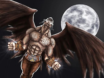 Garuda from the indian myth character character design creative design design digital digital art digital painting fantasy fantasy art graphic art