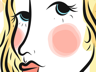 petite meller adobedraw drawing girl handdrawn illustration ipad people petite meller