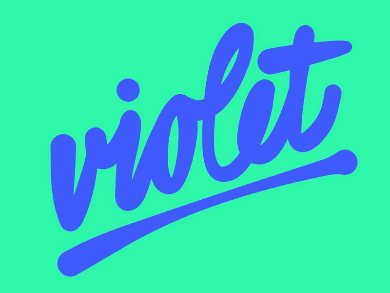 slick violet font handmade font hand letter hand lettering violet bold caligraphy ipad handdrawn type type