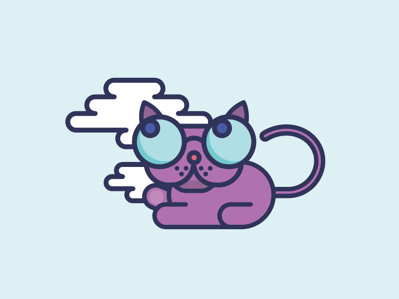 Daydreamer Cat by Chelsea Carlson on Dribbble