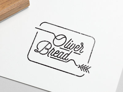 Oliver Bread branding branding design bread food gluten logo rejects script logo typography wheat
