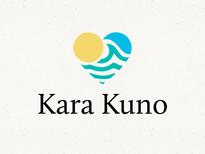 Kara Kuno Pt. 2 tourism matthew wiard byranding logo sunset waves blue coral matthew wiard
