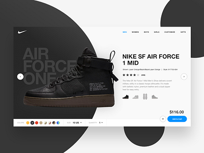 3 ecommerce exploration full screen experience modern nike uiux web design