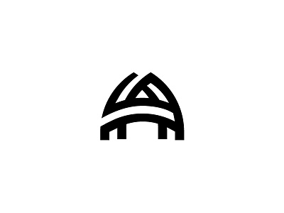 Arch Logo a arch architecture archway branding logo and identity modern monogram real estate simple