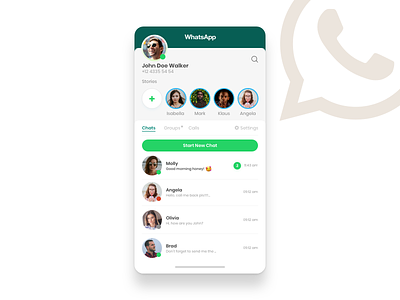 WhatsApp Redesign app redesign whatsapp