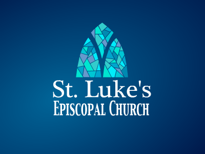 Christ & St. Luke's Episcopal Church Logo brand concept logo. religious