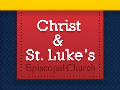 Christ And St. Luke's Logo