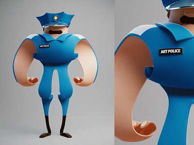 QUILLED: artpolice character police