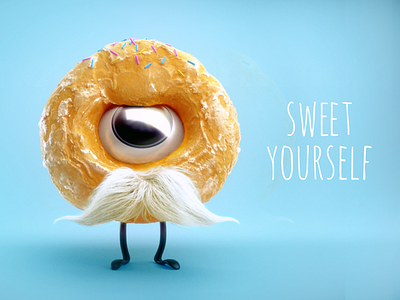 Sweet yourself arnold donut maya xgen