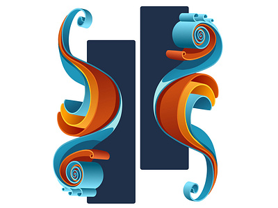 QUILLED 2D| Seahorse X