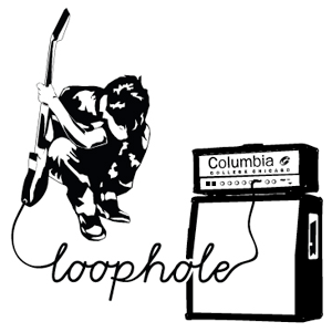 Loophole | Columbia College Chicago (*SPB) bw chicago college columbia college chicago concert guitar logo loophole music toby kind design tobykind.com