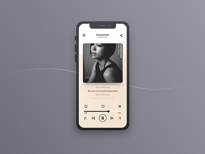 Music Player UI design