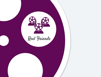 Reel Friends Logo app branding design illustration logo