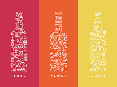 Wine icons