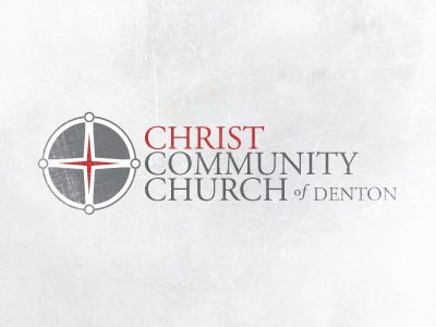 C3 Logo church grey logo red texture
